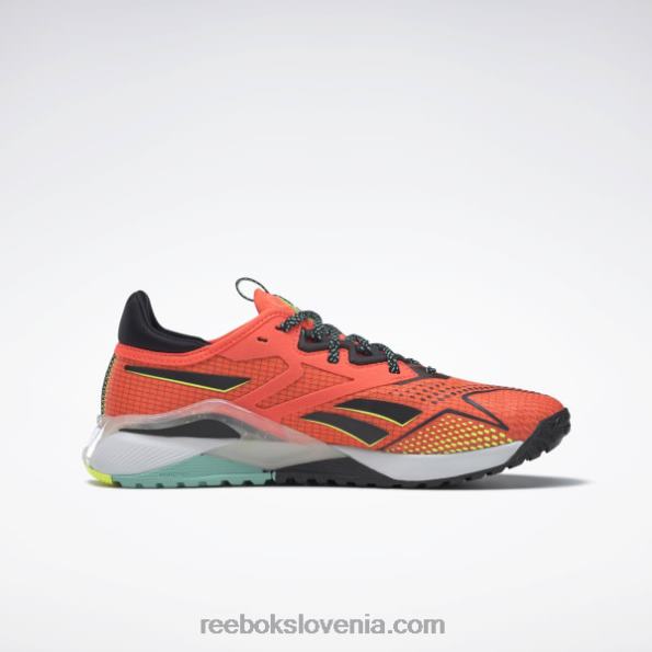Reebok nano x2 tr adventure ženski copati R22JR248 oranžna svetloba/jedro črno/sončno kislo rumeno