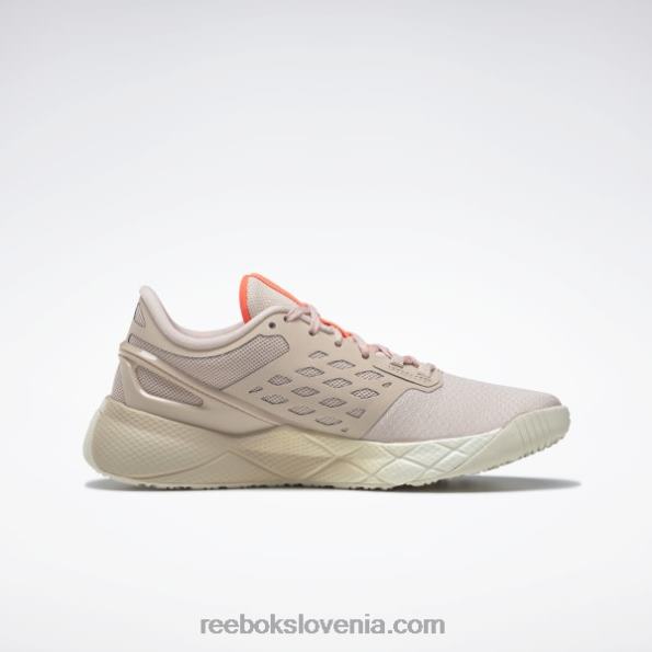 Reebok nanoflex tr ženski copati za trening R22JR297 mehka ekru/kanjon koralna/oranžna flare