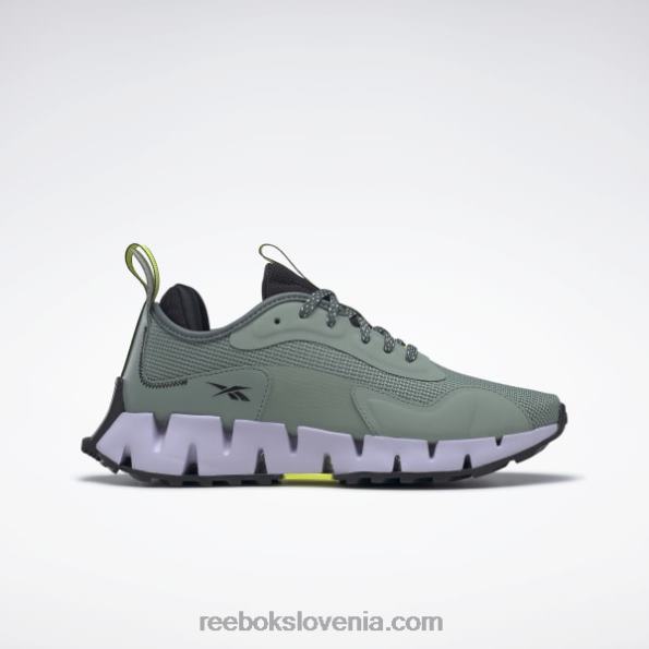 Reebok zig dynamica adventure ženski čevlji R22JR71 harmonija zelena/jedro črna/vijolična oaza