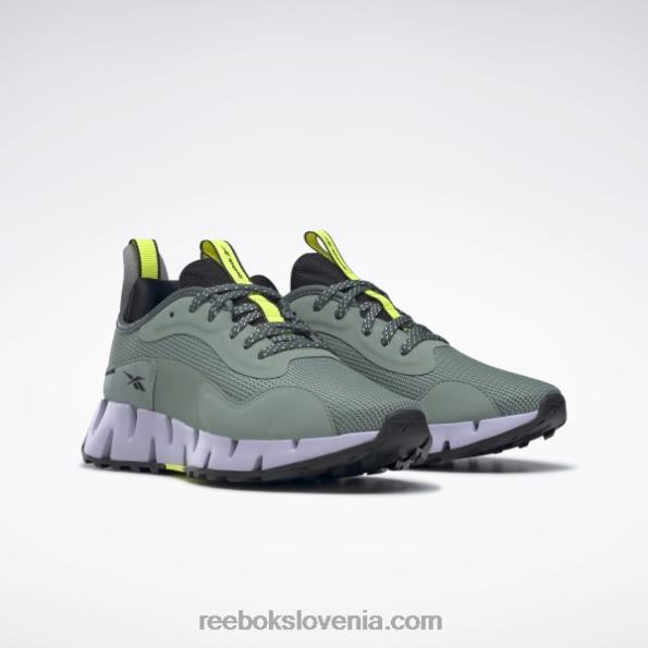Reebok zig dynamica adventure ženski čevlji R22JR71 harmonija zelena/jedro črna/vijolična oaza