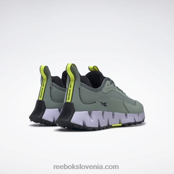 Reebok zig dynamica adventure ženski čevlji R22JR71 harmonija zelena/jedro črna/vijolična oaza