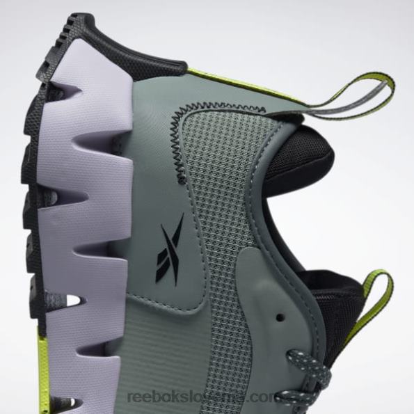 Reebok zig dynamica adventure ženski čevlji R22JR71 harmonija zelena/jedro črna/vijolična oaza