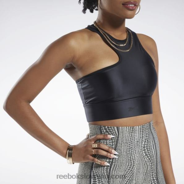 Reebok brezrokavnik cardi b z eno ramo R22JR542 Črna ženske