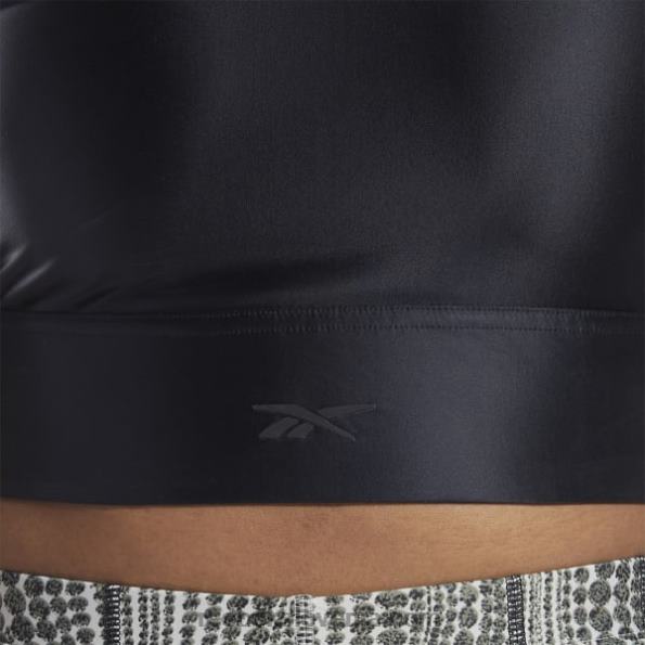 Reebok brezrokavnik cardi b z eno ramo R22JR542 Črna ženske