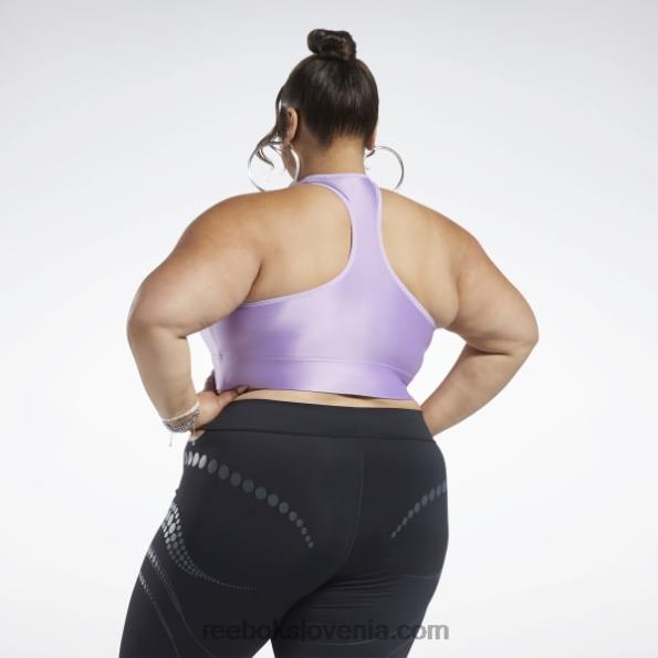 Reebok brezrokavnik cardi b z eno ramo (večja velikost) R22JR461 zmeden vijoličen ženske