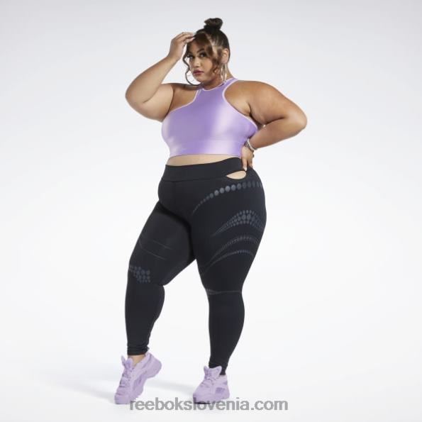 Reebok brezrokavnik cardi b z eno ramo (večja velikost) R22JR461 zmeden vijoličen ženske