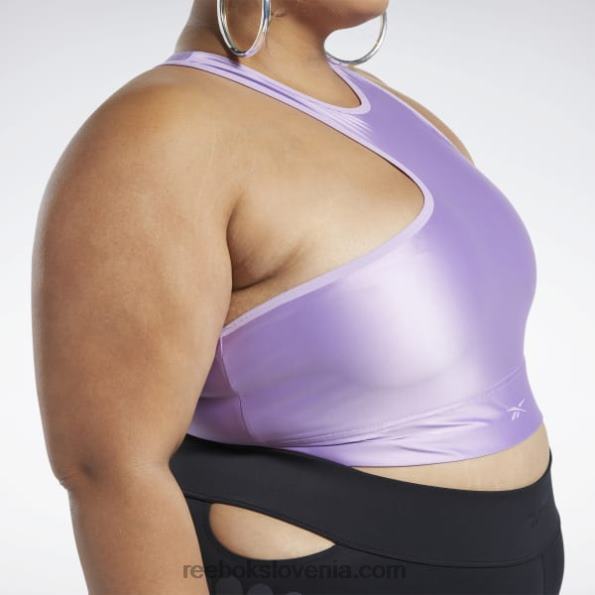 Reebok brezrokavnik cardi b z eno ramo (večja velikost) R22JR461 zmeden vijoličen ženske