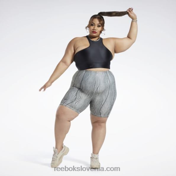 Reebok brezrokavnik cardi b z eno ramo (večja velikost) R22JR950 Črna ženske