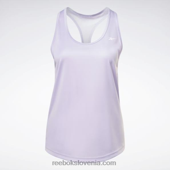 Reebok brezrokavnik iz mrežaste hrbtne strani, pripravljen za vadbo R22JR475 vijolična oaza ženske