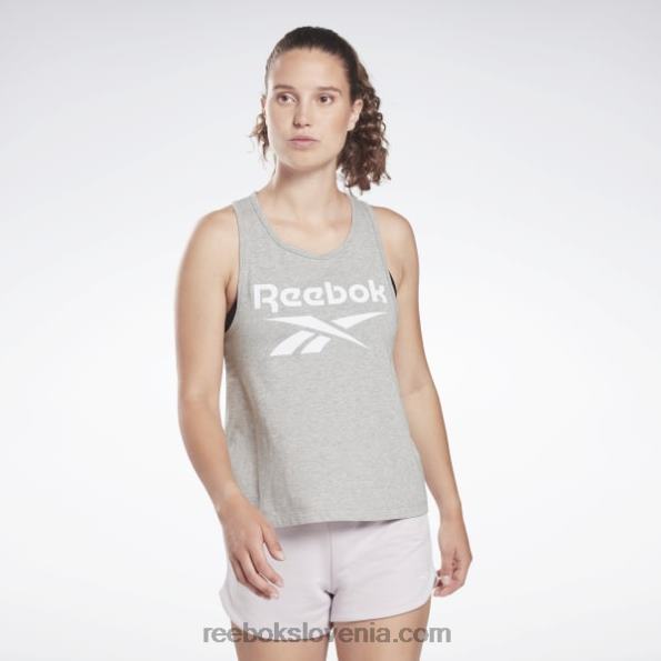 Reebok brezrokavnik za identiteto R22JR817 srednje siva vresa ženske