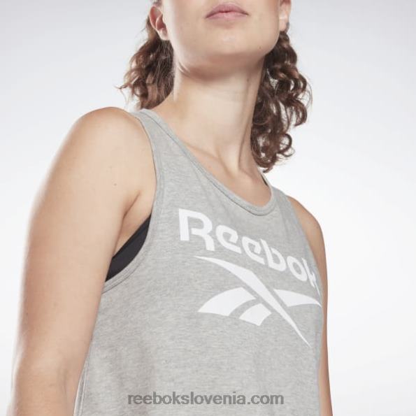 Reebok brezrokavnik za identiteto R22JR817 srednje siva vresa ženske