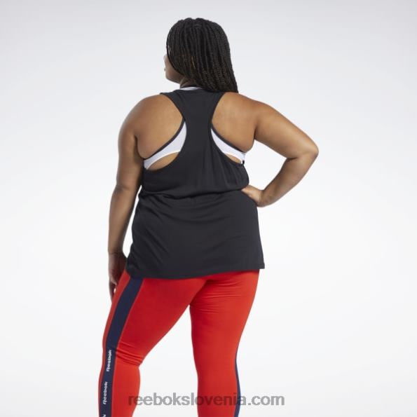 Reebok grafična majica brez rokavov Training Essentials R22JR973 Črna ženske