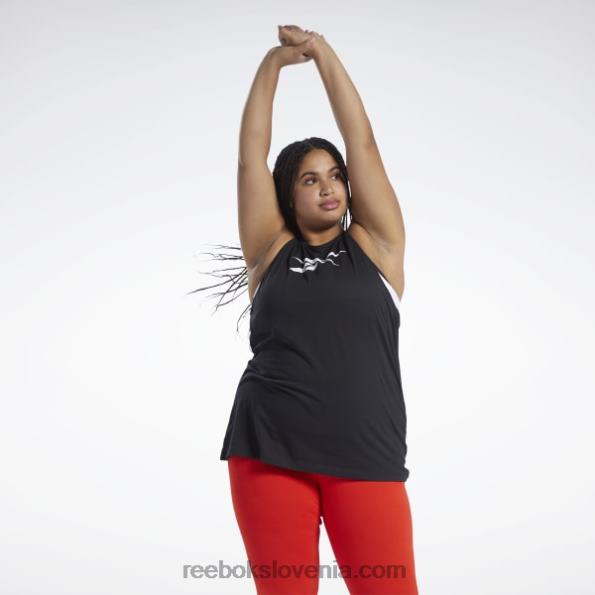 Reebok grafična majica brez rokavov Training Essentials R22JR973 Črna ženske