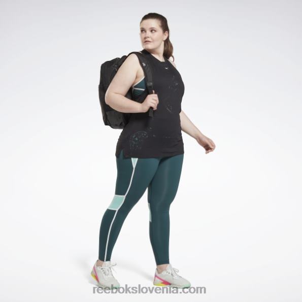 Reebok izgorel brezrokavnik (plus size) R22JR614 Črna ženske