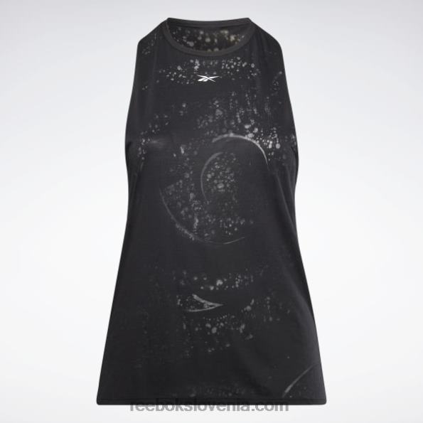 Reebok izgorel brezrokavnik (plus size) R22JR614 Črna ženske