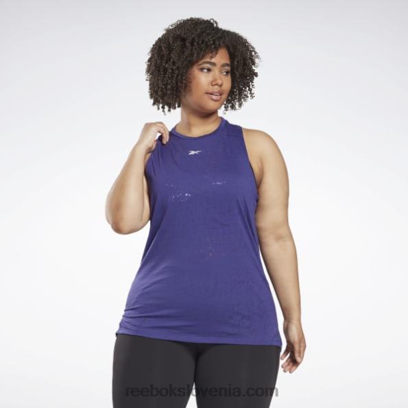 Reebok izgorel brezrokavnik (plus size) R22JR757 krepko vijolična ženske