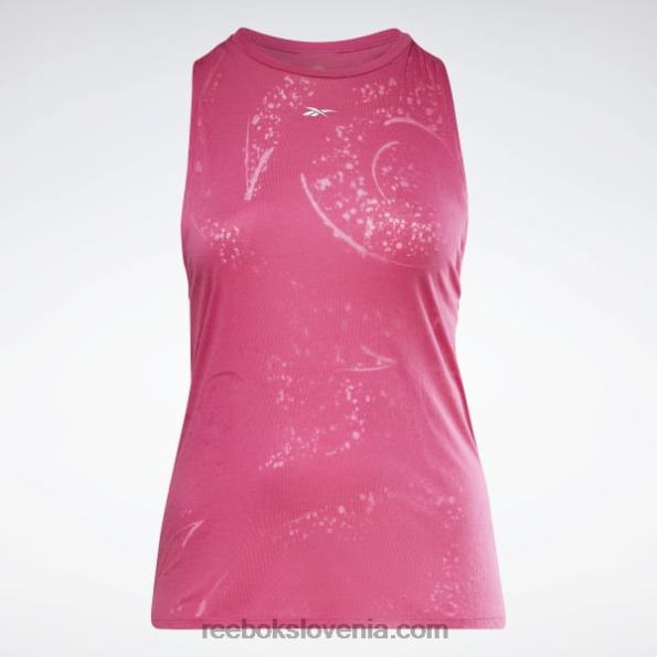 Reebok izgorel brezrokavnik (plus size) R22JR790 pol ponosno roza ženske