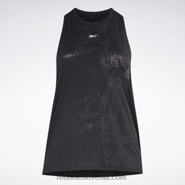 Reebok izgorel brezrokavnik (plus size) R22JR829 Črna ženske