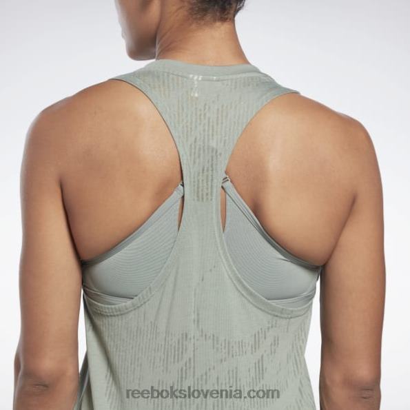 Reebok izgoreli brezrokavnik R22JR535 harmonija zelena ženske