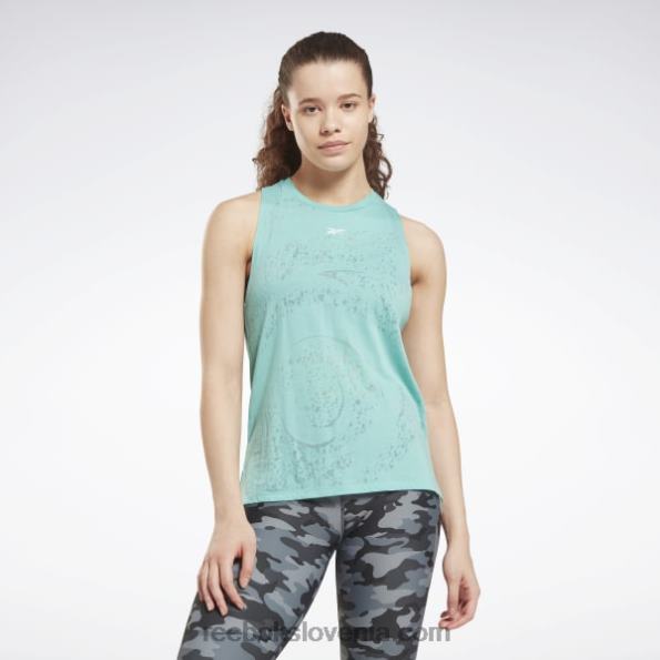 Reebok izgoreli brezrokavnik R22JR609 polklasična teal ženske