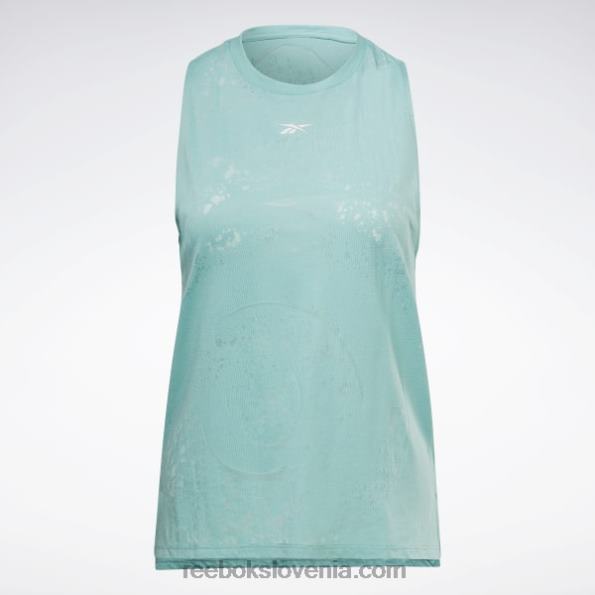 Reebok izgoreli brezrokavnik R22JR609 polklasična teal ženske