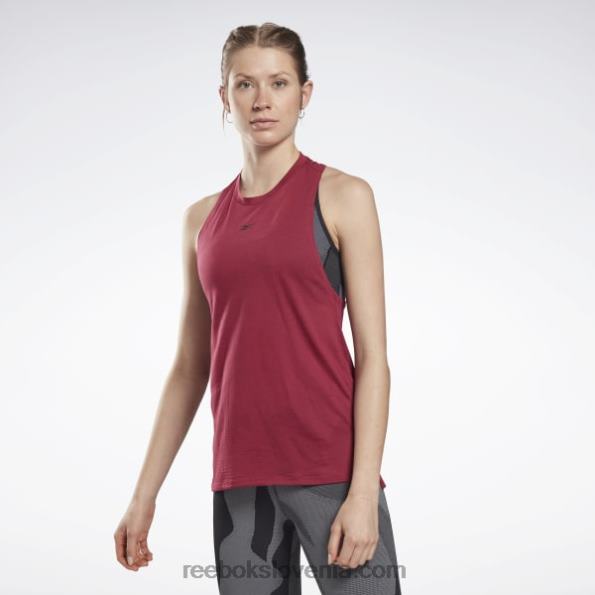 Reebok izgoreli brezrokavnik R22JR975 punch berry ženske