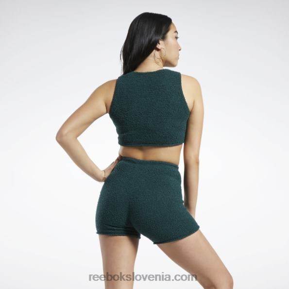 Reebok klasičen udoben brezrokavnik R22JR771 gozdno zelena ženske