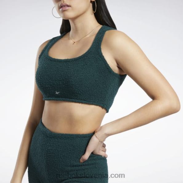 Reebok klasičen udoben brezrokavnik R22JR771 gozdno zelena ženske