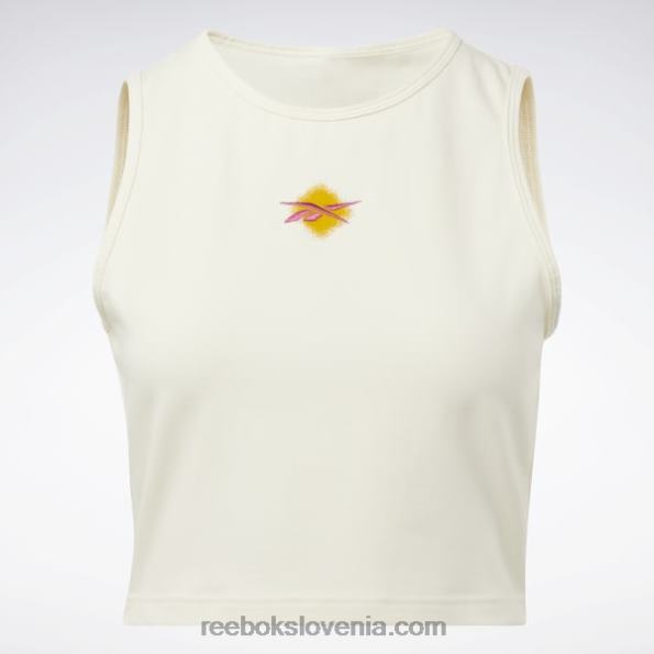 Reebok klasični grafični brezrokavnik R22JR672 klasična bela ženske