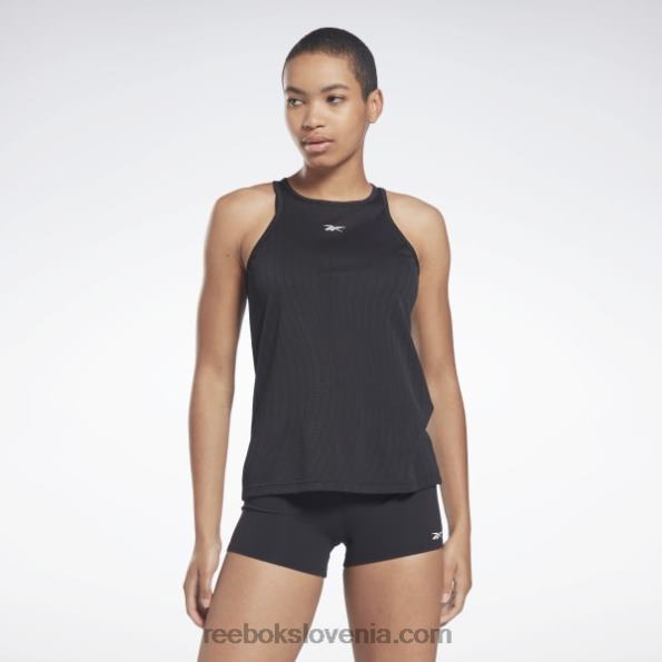 Reebok združuje fitnes perforiran brezrokavnik R22JR598 Črna ženske