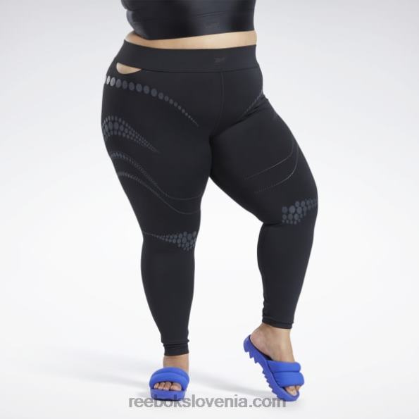 Reebok hlačne nogavice cardi b (plus size) R22JR218 Črna ženske