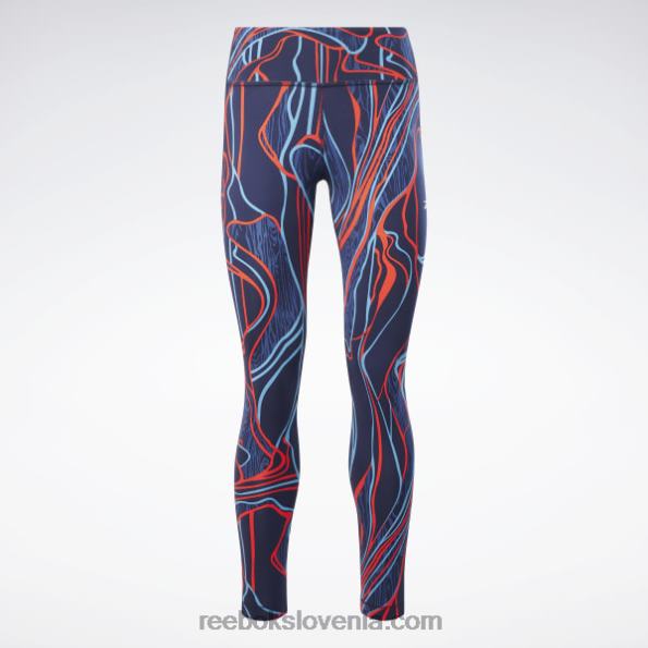Reebok lux izvedba srednje dolgih naravnih nogavic R22JR825 vektorska mornarica ženske