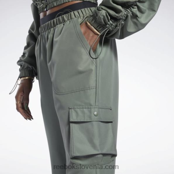 Reebok hlače cardi b R22JR936 lovec zelena ženske