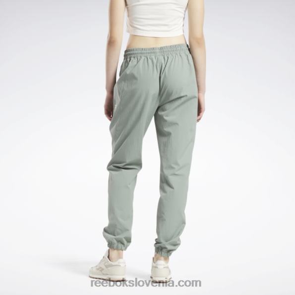 Reebok klasične franšizne trenirke R22JR275 harmonija zelena ženske