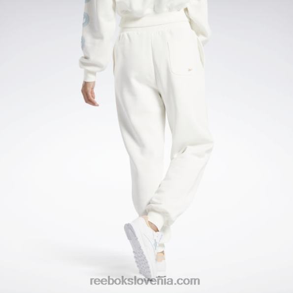 Reebok klasične grafične hlače R22JR687 kreda ženske