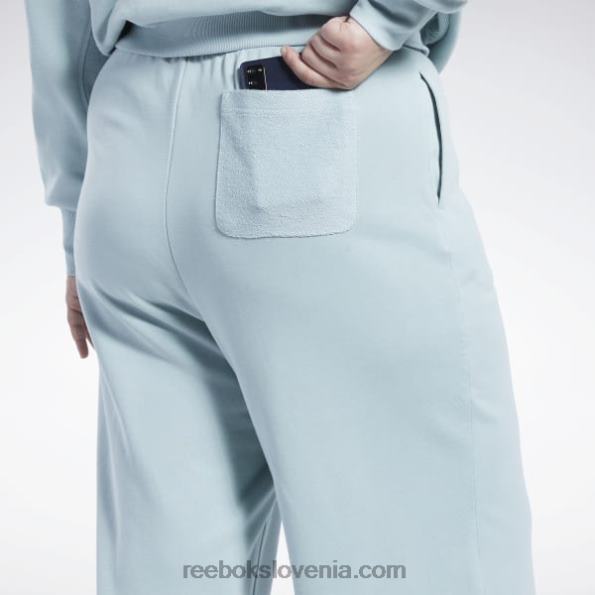 Reebok klasične široke hlače (plus size) R22JR649 obmorska siva ženske