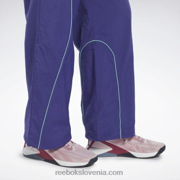 Reebok les mills tkane hlače R22JR448 krepko vijolična ženske