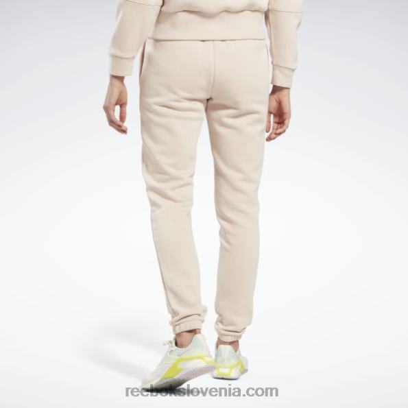 Reebok luksuzne hlače iz flisa R22JR438 mehki ekru ženske
