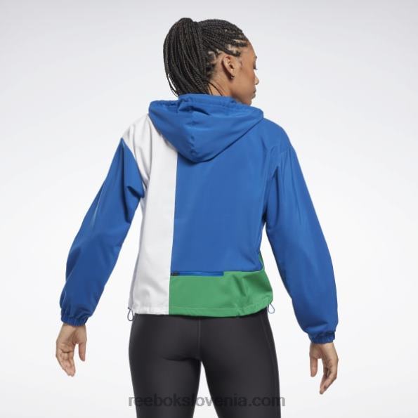 Reebok tekaška tkana jakna R22JR711 vektorsko modra ženske