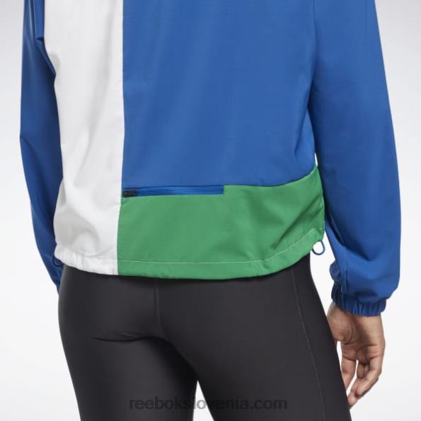 Reebok tekaška tkana jakna R22JR711 vektorsko modra ženske