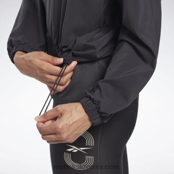 Reebok tekaška tkana jakna R22JR742 noč črna ženske