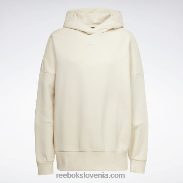 Reebok luksuzen prevelik pulover s kapuco R22JR370 klasična bela ženske