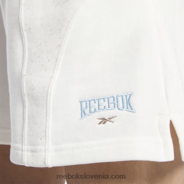 Reebok klasične univerzitetne kratke hlače z visokim pasom R22JR700 kreda ženske