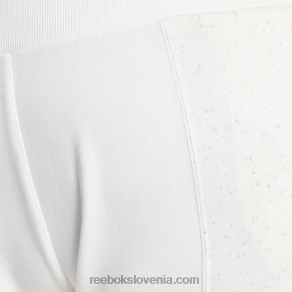 Reebok klasične univerzitetne kratke hlače z visokim pasom (večja velikost) R22JR869 kreda ženske