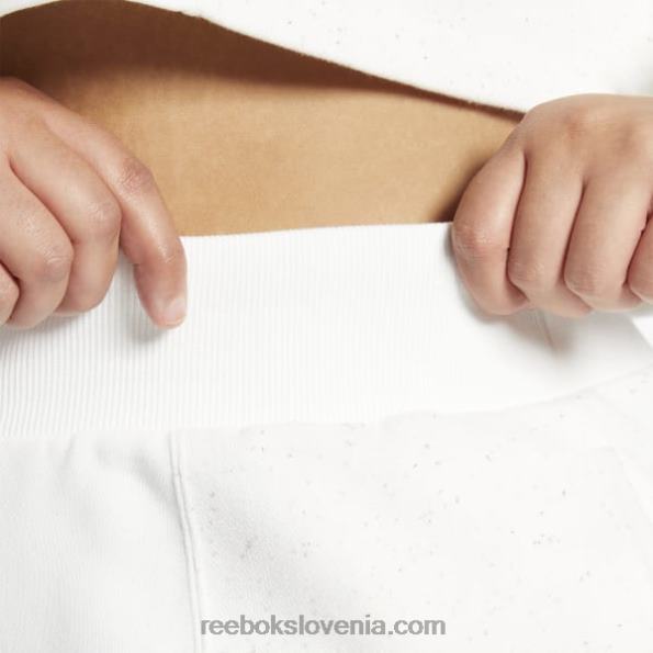 Reebok klasične univerzitetne kratke hlače z visokim pasom (večja velikost) R22JR869 kreda ženske