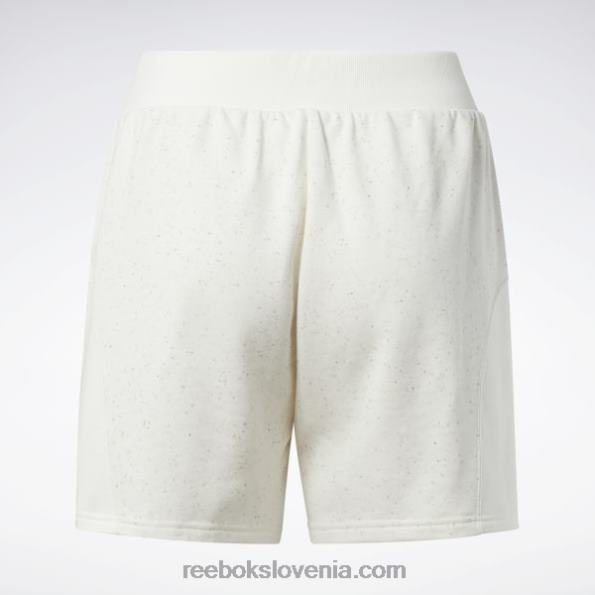 Reebok klasične univerzitetne kratke hlače z visokim pasom (večja velikost) R22JR869 kreda ženske