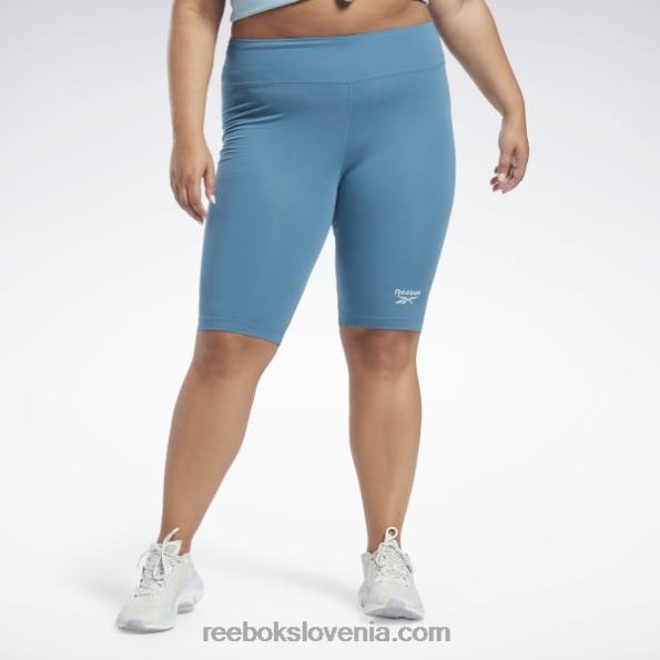 Reebok kratke hlače z logotipom (večja velikost) R22JR697 jekleno modra s23-r ženske
