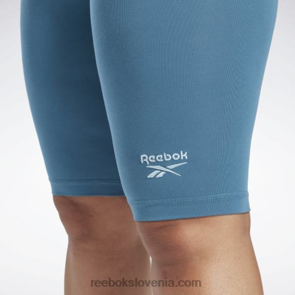 Reebok kratke hlače z logotipom (večja velikost) R22JR697 jekleno modra s23-r ženske