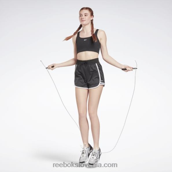 Reebok kratke hlače z visoko postavo, pripravljene za vadbo R22JR412 noč črna ženske