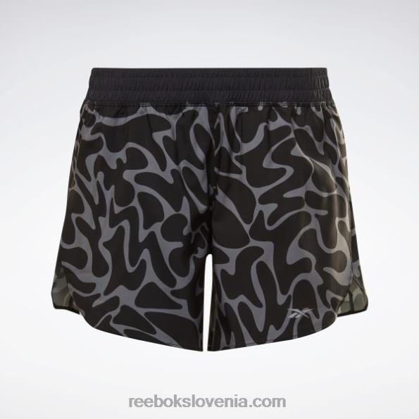 Reebok tekaške hlače s potiskom R22JR948 Črna ženske